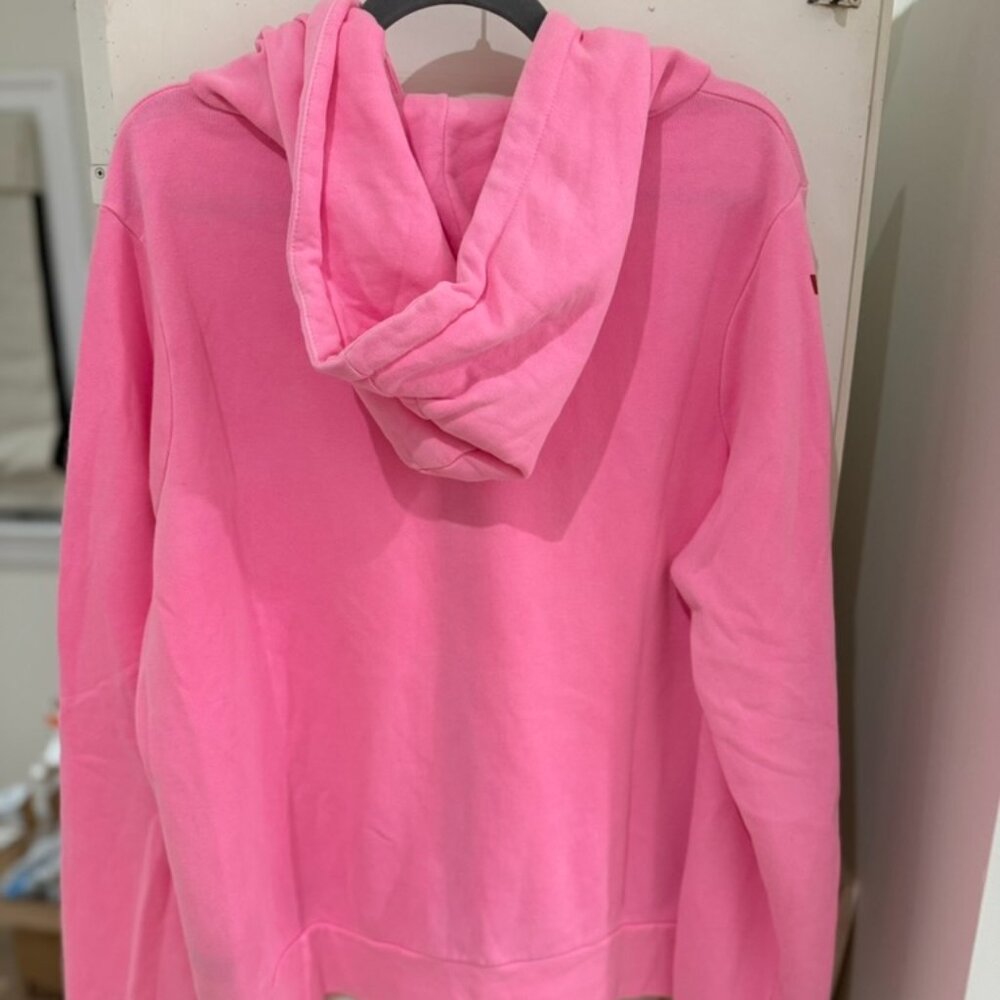 Aviator Nation Pink Hoodie with Rainbow Logo - Picture 6 of 7